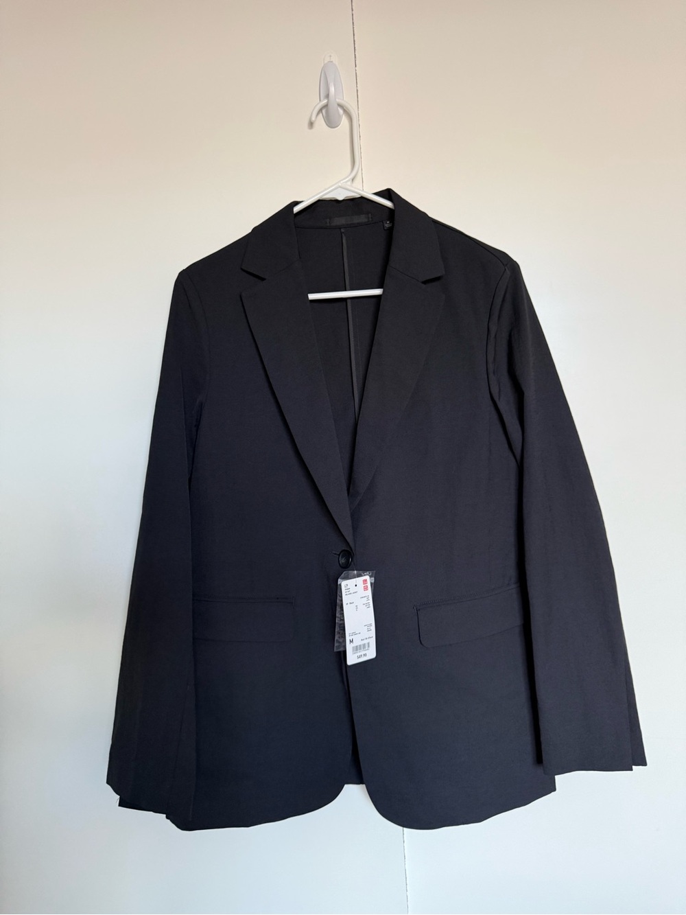 Uniqlo WOMEN UV CUT RELAXED JACKET,  Size: M, Color: Black, NWT